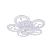 LED полилей с Daisy Remote Control, 6 артикула, 72W, студена/гореща/неутрална светлина, нестабилна, бяла с кристал
