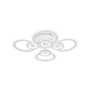LED полилей с дистанционно управление на Kade 72W, 4 кръга, студ/гореща/неутрална светлина, нестабилен, бял