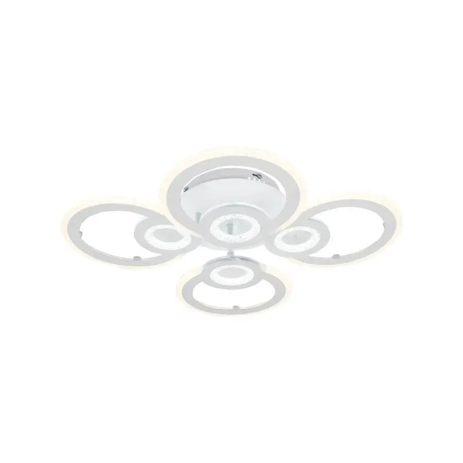 LED полилей с дистанционно управление на Kade 72W, 4 кръга, студ/гореща/неутрална светлина, нестабилен, бял