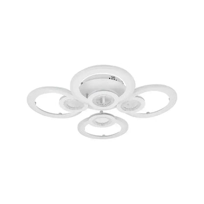 LED полилей с дистанционно управление на Kade 72W, 4 кръга, студ/гореща/неутрална светлина, нестабилен, бял