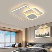 LED полилей с Anemona 75W дистанционно управление, 3 квадрата, студ/гореща/неутрална светлина, нестабилна, бяла