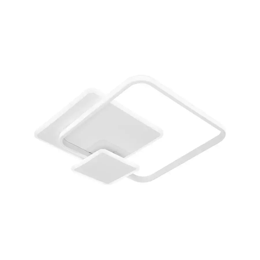 LED полилей с Anemona 75W дистанционно управление, 3 квадрата, студ/гореща/неутрална светлина, нестабилна, бяла
