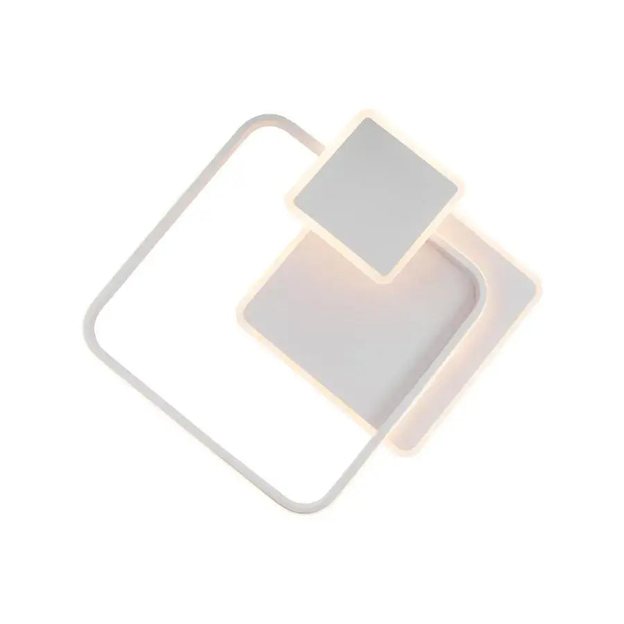 LED полилей с Anemona 75W дистанционно управление, 3 квадрата, студ/гореща/неутрална светлина, нестабилна, бяла