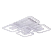 LED полилей с дистанционно управление на Felix 107W, 5 квадрата, студена/гореща/неутрална светлина, нестабилна, бяла