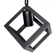 Lustra Cub Shape, Struktur Duo, 2xe27, черен, метал