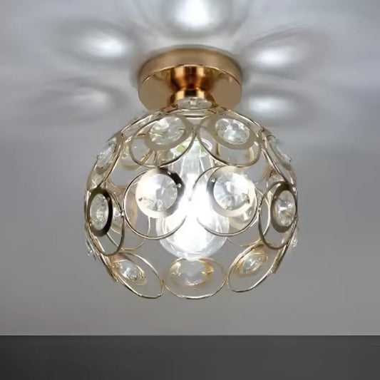 Rossi Crystal Chandelier, 1*E27, метал, злато