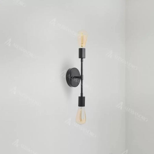 Sini 2*E27, метал, черен