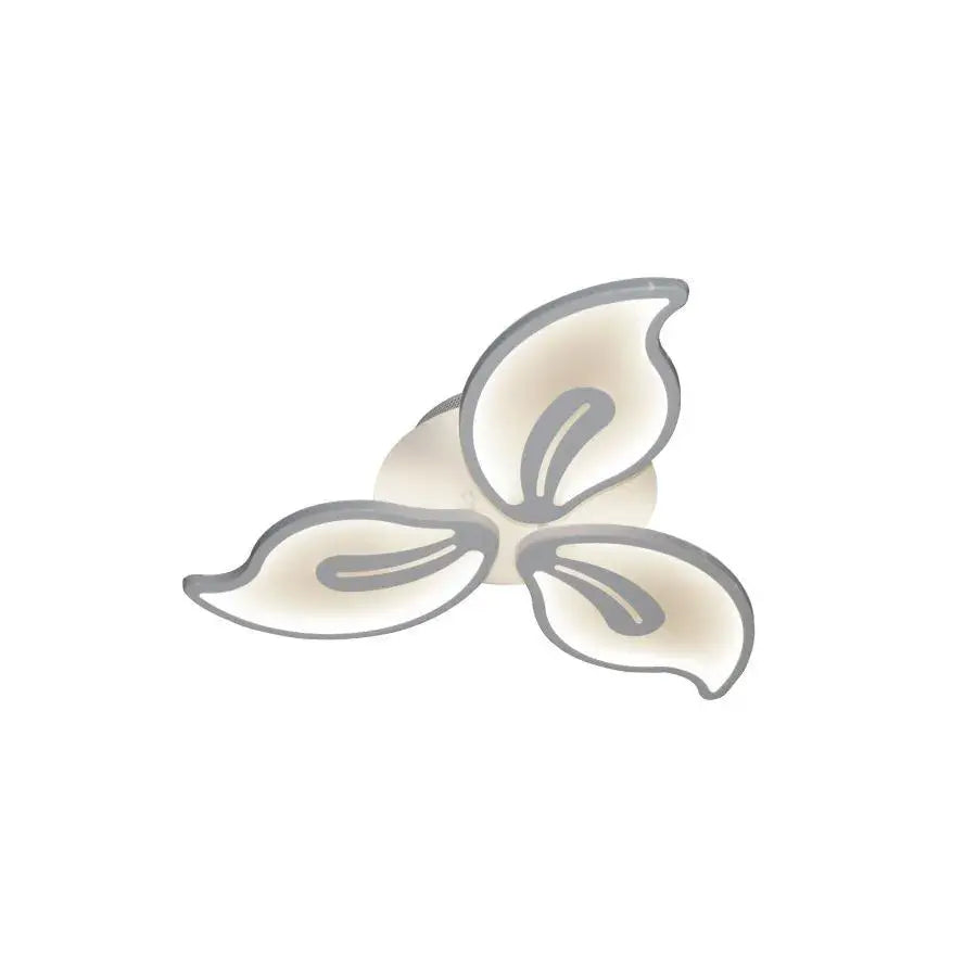 LED похот на Jasmine 44W дистанционно управление, 3 венчелистчета, студена/гореща/неутрална светлина, нестабилна, бяла