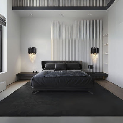 Нанесете Crystal Blois Piccolo Chandelier, 2xe14, черен