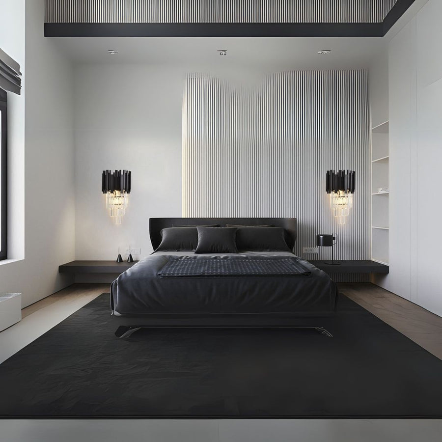 Нанесете Crystal Blois Piccolo Chandelier, 2xe14, черен