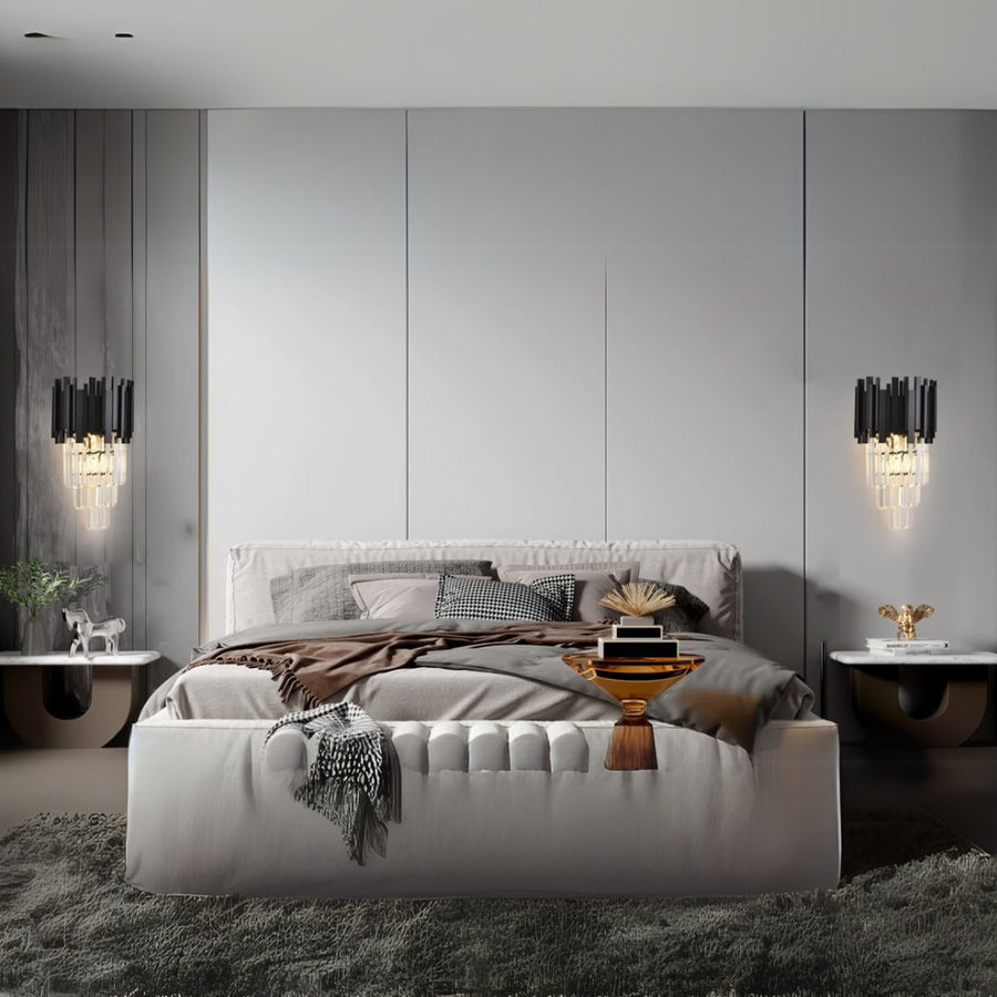 Нанесете Crystal Blois Piccolo Chandelier, 2xe14, черен