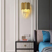 Нанесете Crystal Blois Piccolum Chandelier, 2xe14, златист