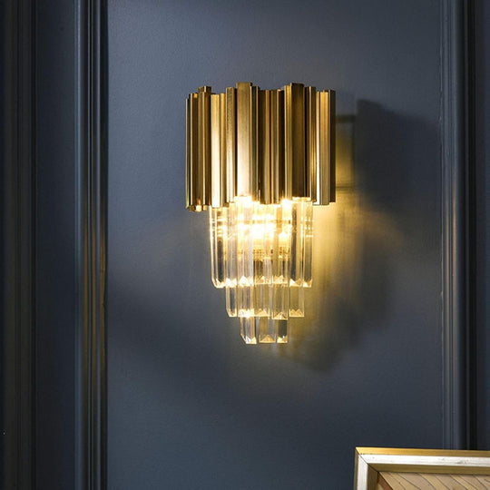 BLOIS Piccolo Crystal Chandelier Light, 2xE14, Златни вътрешни стенни лампи Заглавие по подразбиране Alessandro Design
