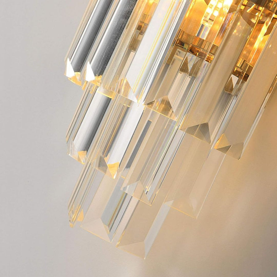 Нанесете Crystal Blois Piccolum Chandelier, 2xe14, златист