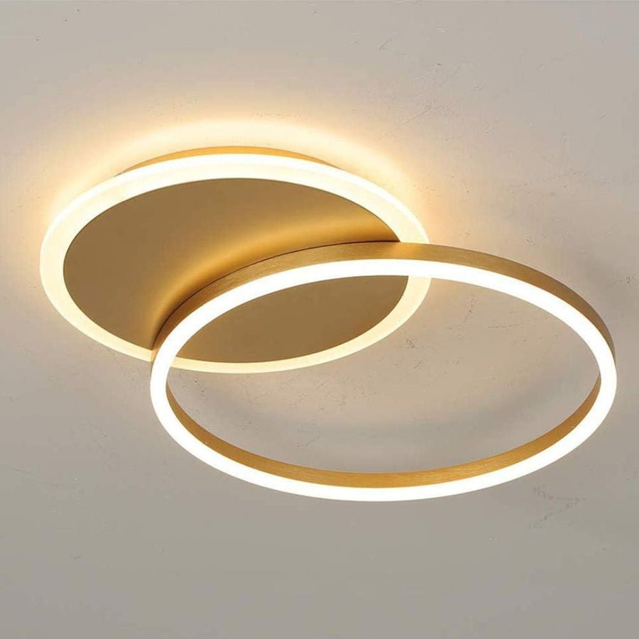 LED LED Lud, 2 кръга, 36W, студена/гореща/неутрална светлина, златист