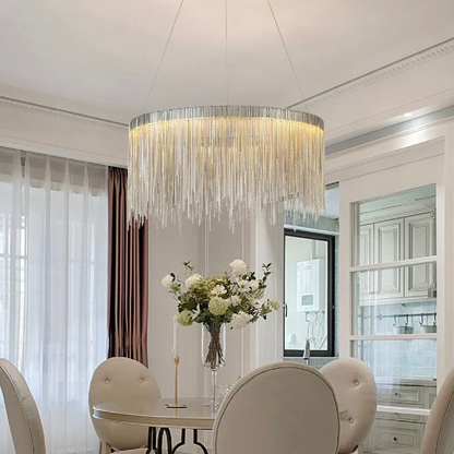 LED похот, окачена с дистанционното управление на Magnus Illumina, 32W, студена/гореща/неутрална светлина, нестабилна, лъскава хром