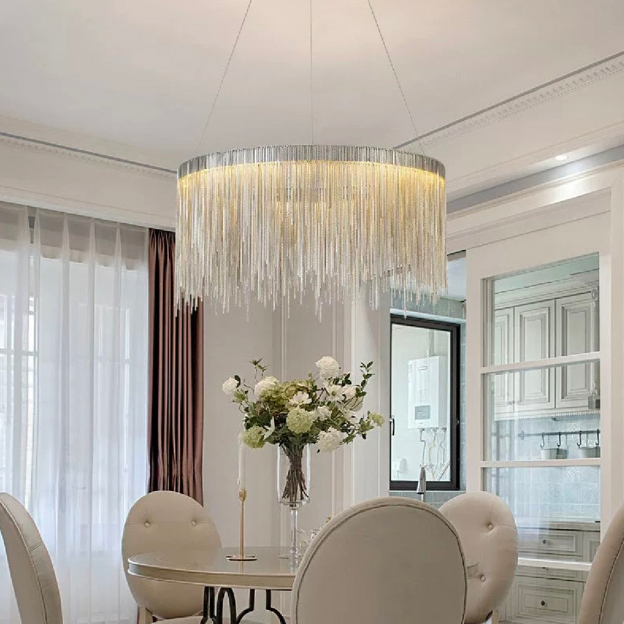 LED похот, окачена с дистанционното управление на Magnus Illumina, 32W, студена/гореща/неутрална светлина, нестабилна, лъскава хром