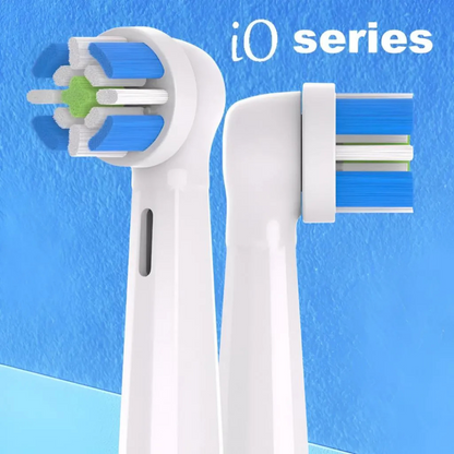 4 парчета резервират Oral-B IO Ultimate Clean Electric Brush: Усъвършенстван индикатор за почистване и подмяна