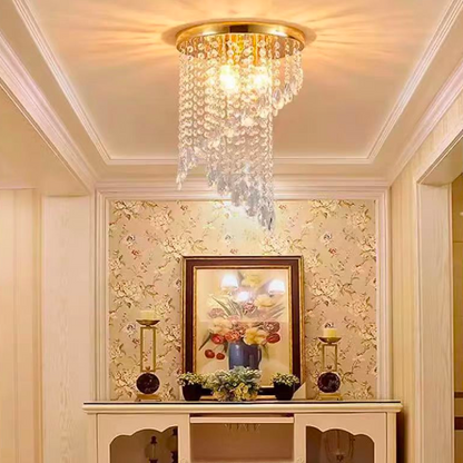 Crystal Ottavio Chandelier, диаметър 25 см, 2*E14, метал, злато