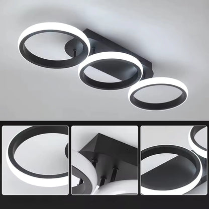 LED LED LED Elio Tscano, 24W, 3 кръга, студена/гореща/неутрална светлина, черно черно