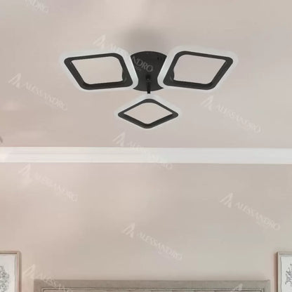 LED LED Pulsaris, 32W, акрил, черен, 4000k, IP.20