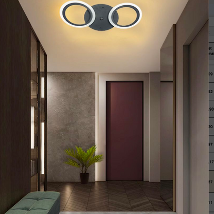 LED LED MARA, 19W, 2 кръга, неутрална светлина, черно