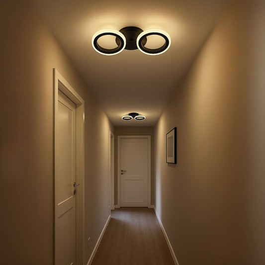 LED LED MARA, 19W, 2 кръга, неутрална светлина, черно