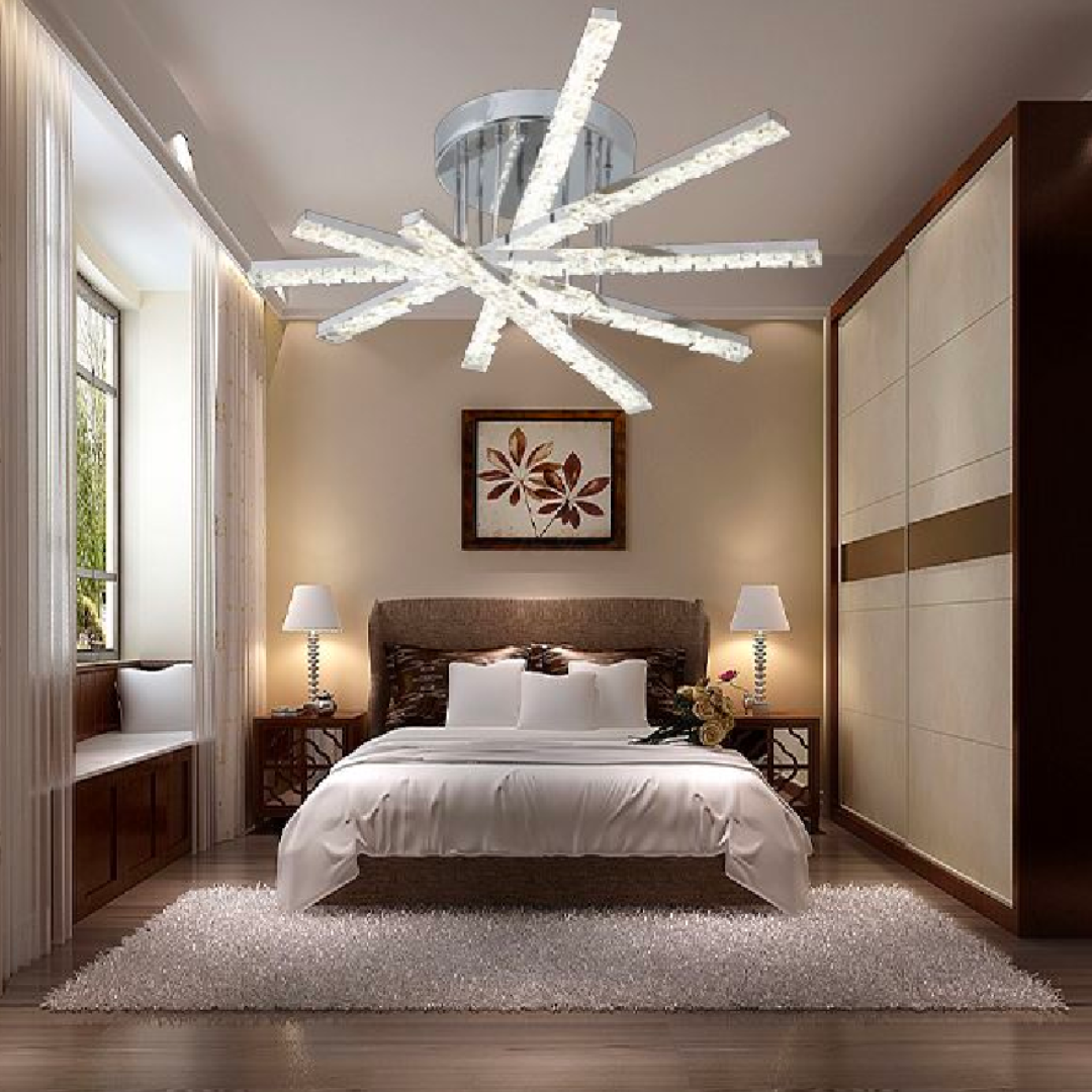 LED Luls Lul Luella, 68W, линейна, студена/гореща/неутрална светлина, нестабилна, сребърна