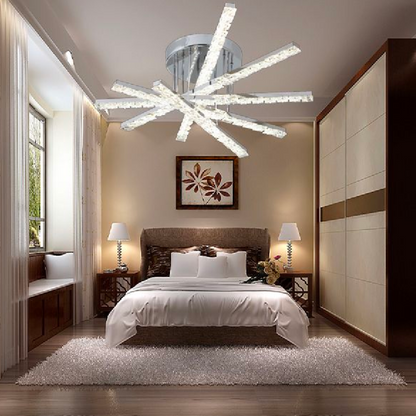 LED Luls Lul Luella, 68W, линейна, студена/гореща/неутрална светлина, нестабилна, сребърна