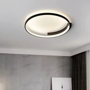 LED полилей с дистанционно управление letizia 33w, кръгла, студена/гореща/неутрална светлина, нестабилна, черна