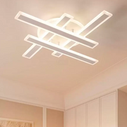 LED полилей с дистанционно управление на Shawn 85W, линейна, студена/гореща/неутрална светлина, бяла, бяла