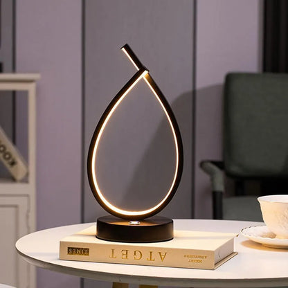 LED LAMP GENESIS, 10W, студена/гореща/неутрална светлина, метална и акрилна, черна