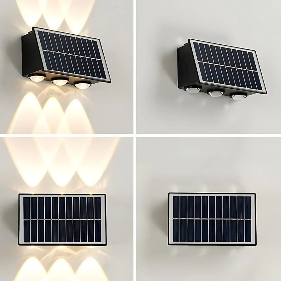 Нанесете LED външен LED Solaris, 6 източника на светлина, топла, черна светлина