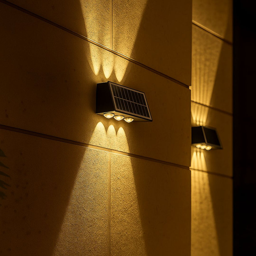 Нанесете LED външен LED Solaris, 6 източника на светлина, топла, черна светлина