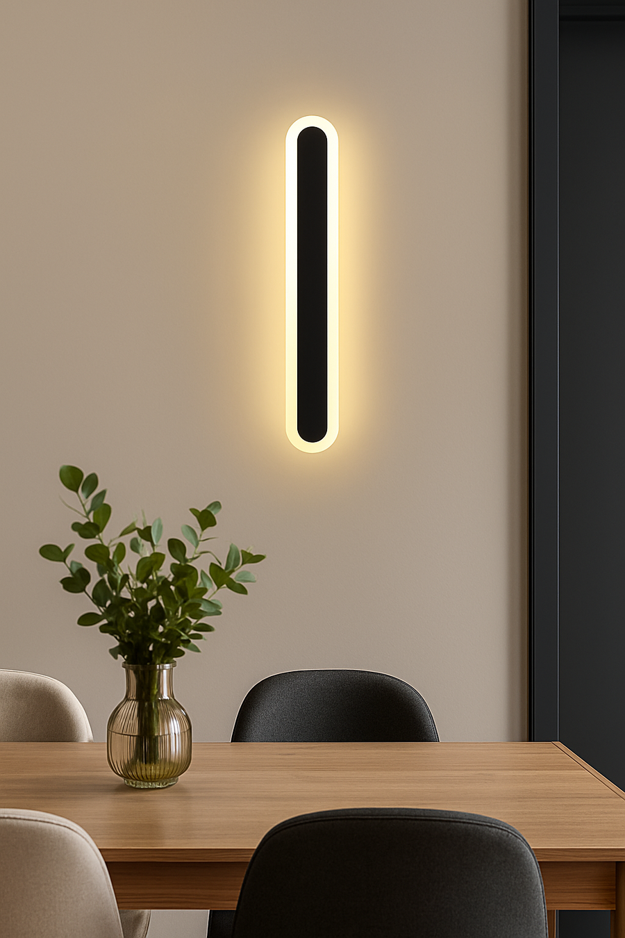 Нанесете външен светодиод Nova, 25W, черно
