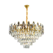 Crystal Chandelier Alhambra Eleganza 8x E14, диаметър 49 cm, лъскаво злато, регулируема височина