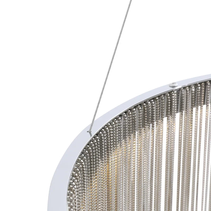 LED похот, окачена с дистанционното управление на Magnus Illumina, 32W, студена/гореща/неутрална светлина, нестабилна, лъскава хром