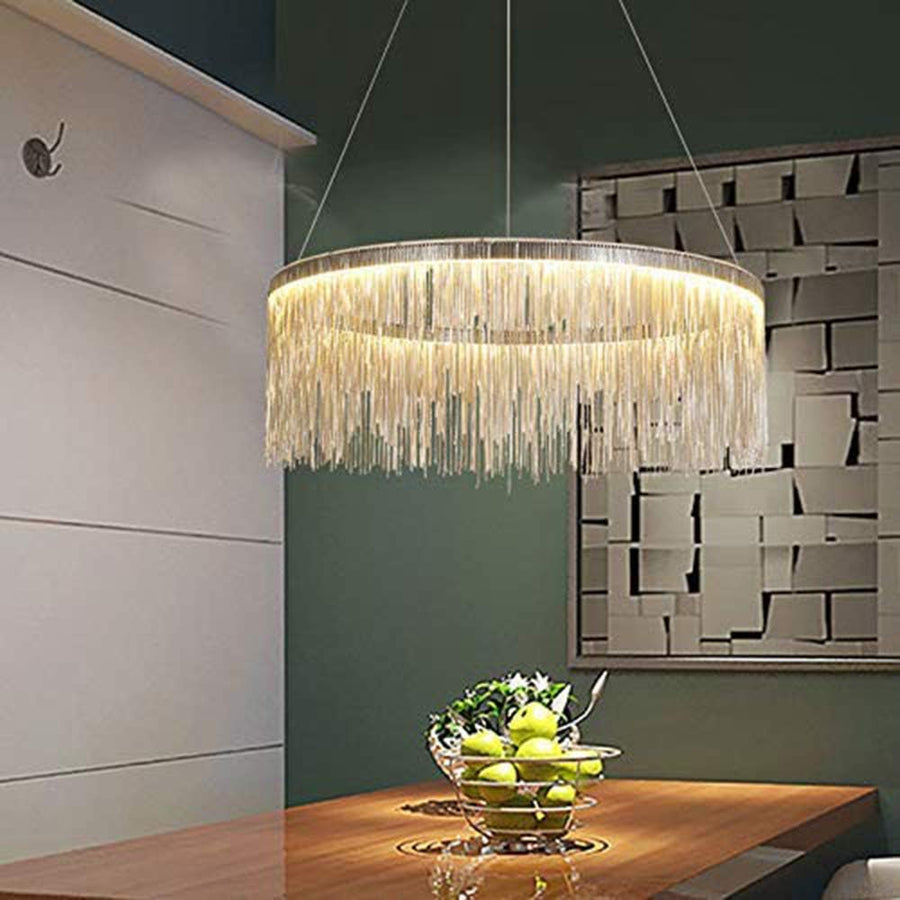 LED похот, окачена с дистанционното управление на Magnus Illumina, 32W, студена/гореща/неутрална светлина, нестабилна, лъскава хром