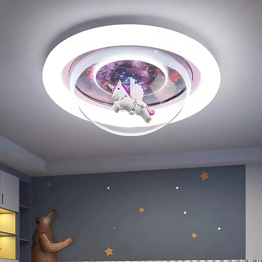 LED LED еднорог, 104W, студена/гореща/неутрална светлина, розово