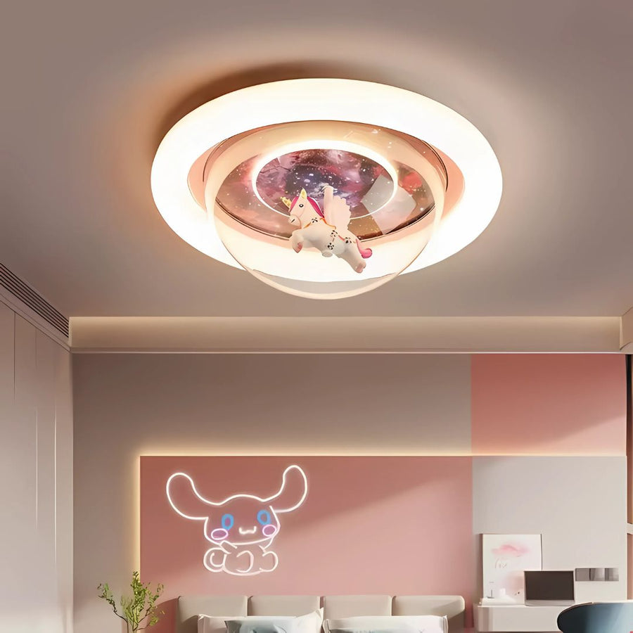 LED LED еднорог, 104W, студена/гореща/неутрална светлина, розово