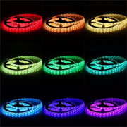 Kit Banda LED 2835 cu telecomanda, RGB, 10W/m, 5m, IP44