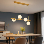 Fabio Chandelier, 4x G9, злато, регулируема височина