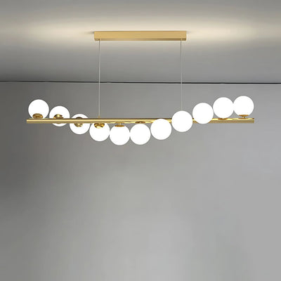 Vincenzo Chandelier, 11x G9, злато, метал, регулируема височина