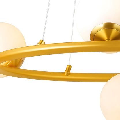 Roberto Chandelier, 5x G9, злато, метал, регулируема височина