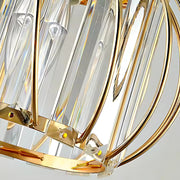 Cora 1xe27 полилей, злато, метал и кристал