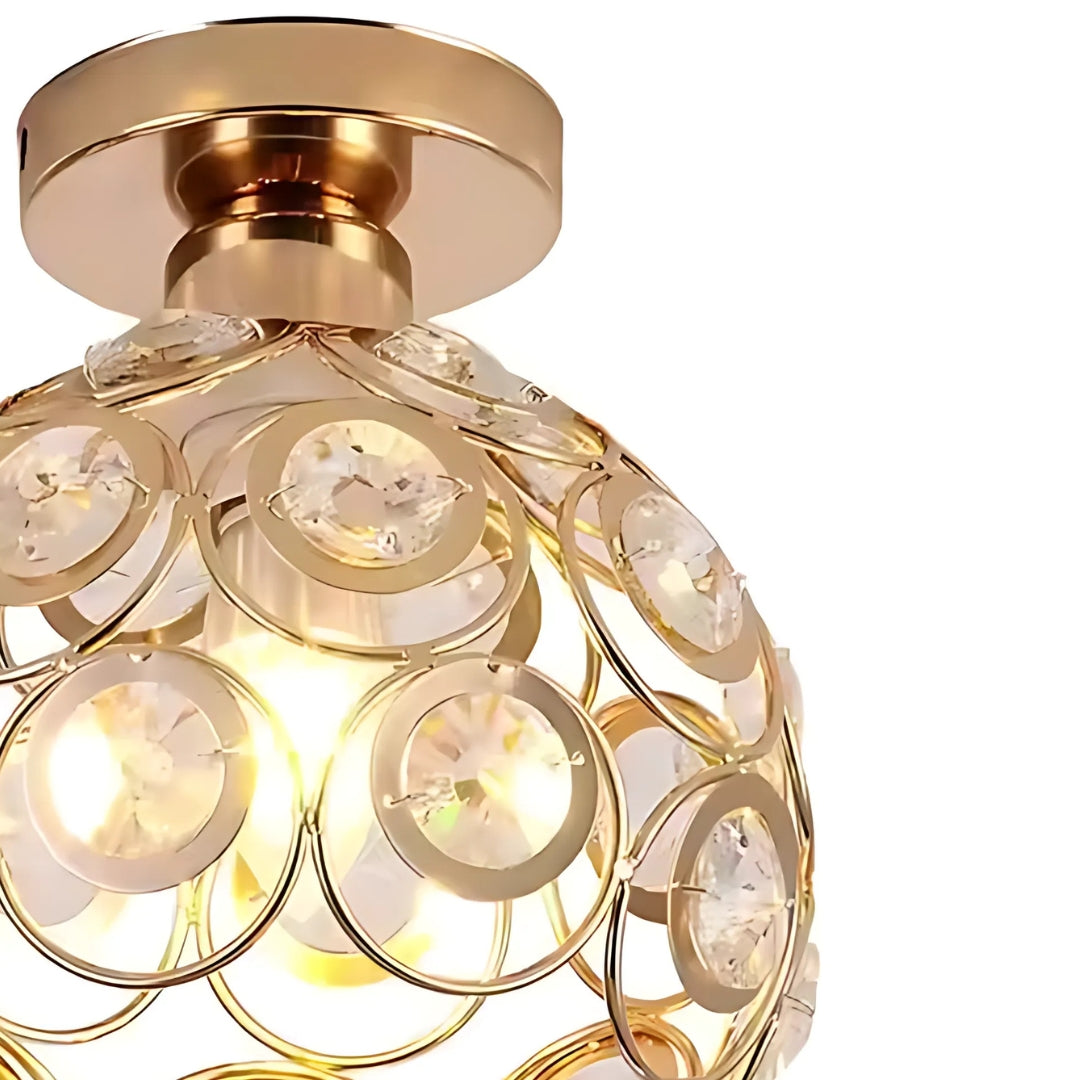 Rossi Crystal Chandelier, 1*E27, метал, злато