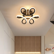 LED LED VERTEX HELIX, 44W, вълнообразна, студена/гореща/неутрална светлина, черна