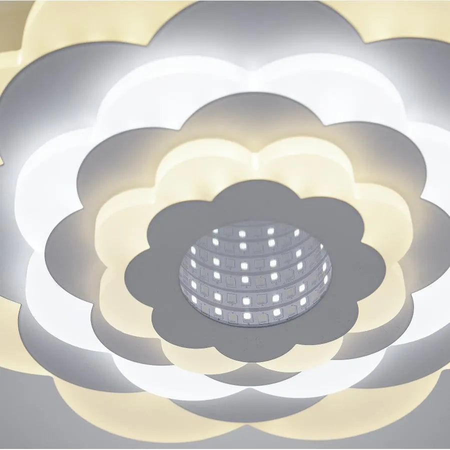 LED LED LED 3D, 36W, 24см диаметър, студена/гореща/неутрална светлина, бяла