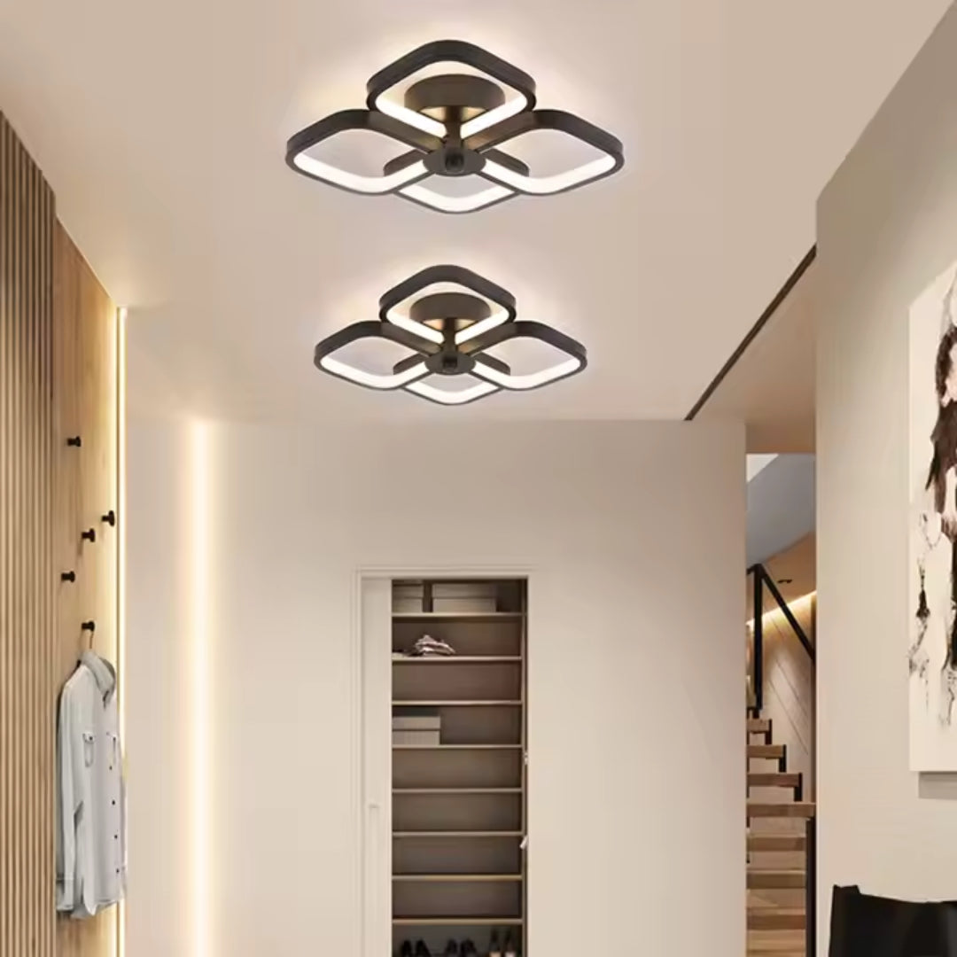 LED LED VERTEX TESSER, 36W, студена/гореща/неутрална светлина, черна