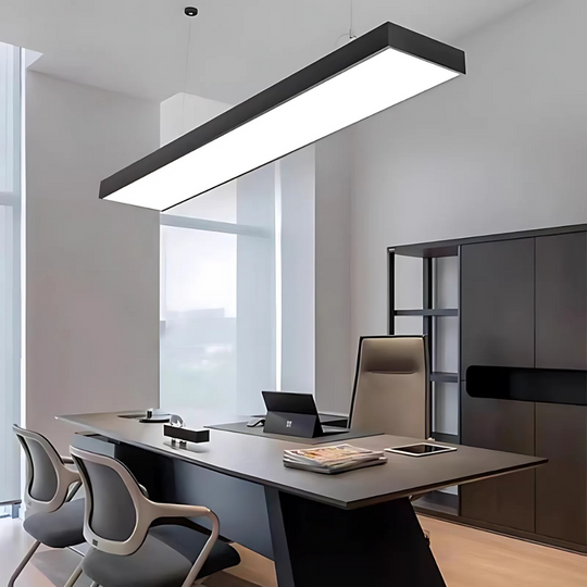 LED висящ полилей DARIN, 120 см, 23 W, регулируема височина, студена светлина, черен Modern Chandeliers Default Title Alessandro Design